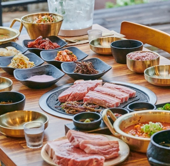 가든이다 음식 상차림 사진