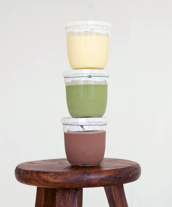 제주공항 우무 팝업스토어에서 구매할 수 있는 우무 푸딩 사진