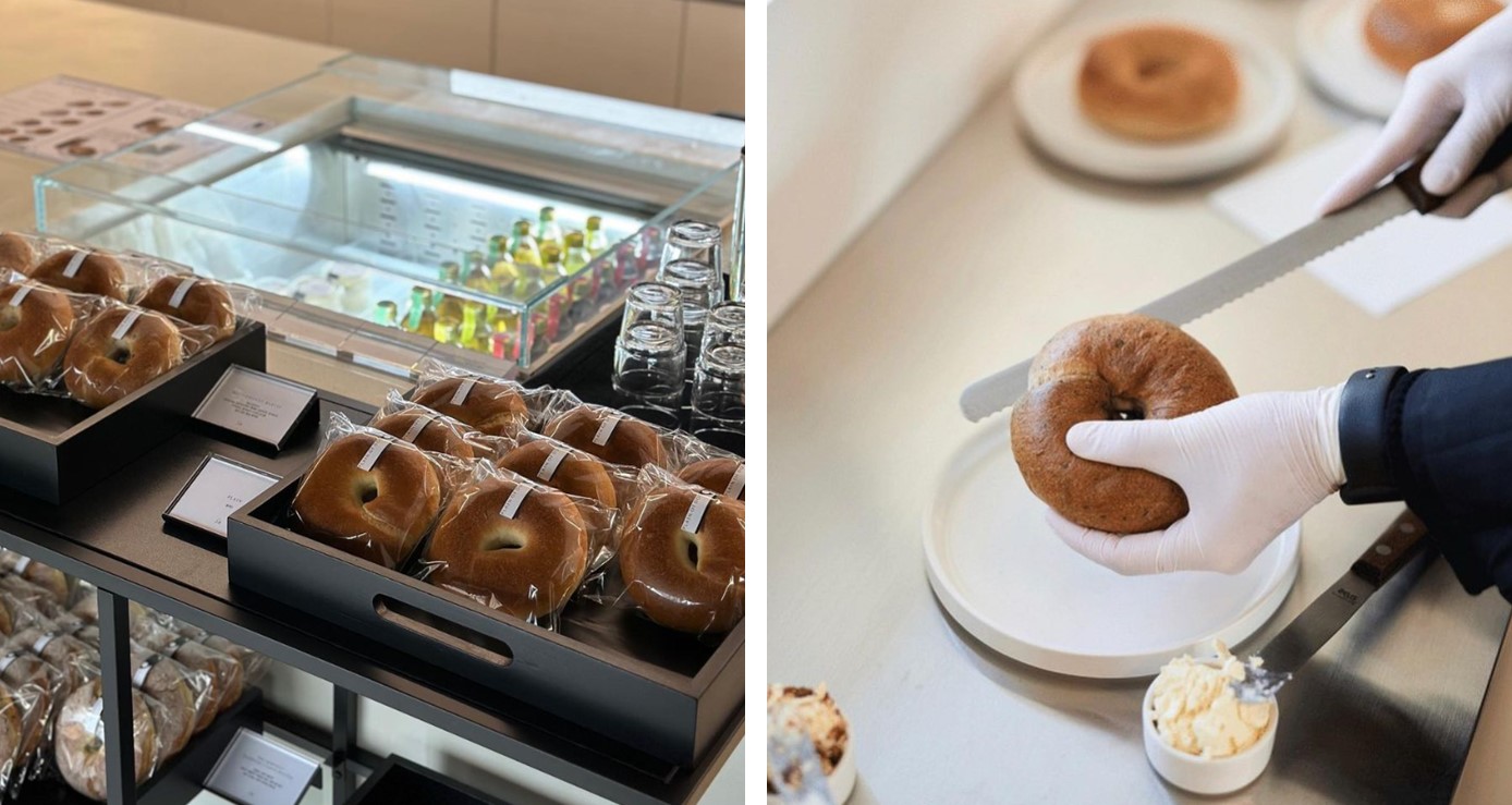 도트베이글팩토리 베이글이 나온 사진