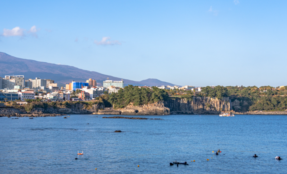 제주도 스노쿨링 명소 서귀포항항만 사진